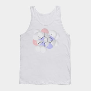 Caffeine Molecule Chemistry Tank Top